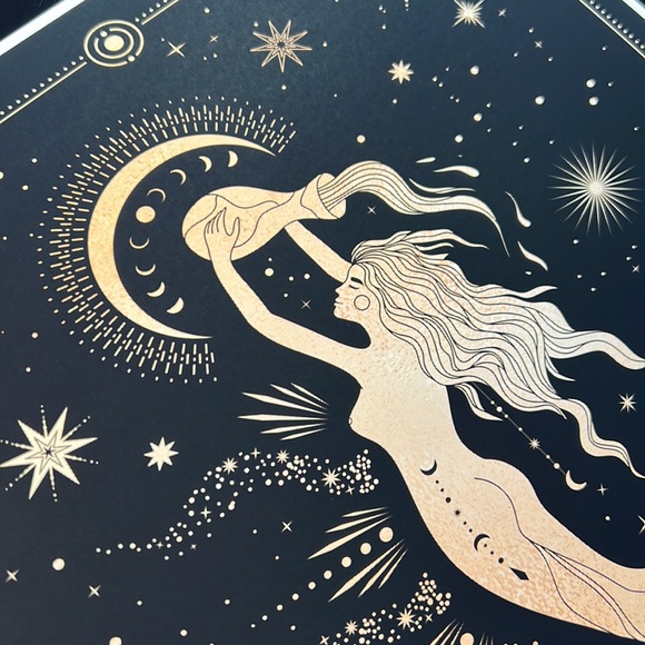 Aquarius Wall Art Celestial Zodiac Print Poster Unframed - Picture 14 of 15